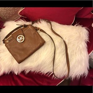 Michael Kors genuine leather cross body bag